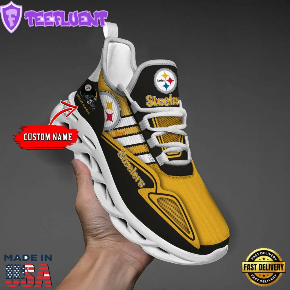 Pittsburgh Steelers Clunky Max Soul Shoes NFL Personalized 1