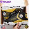 Pittsburgh Steelers Custom Name Air Jordan 13 Sneakers