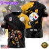 Pittsburgh Steelers Mascot All Over Print T-Shirt For Fans