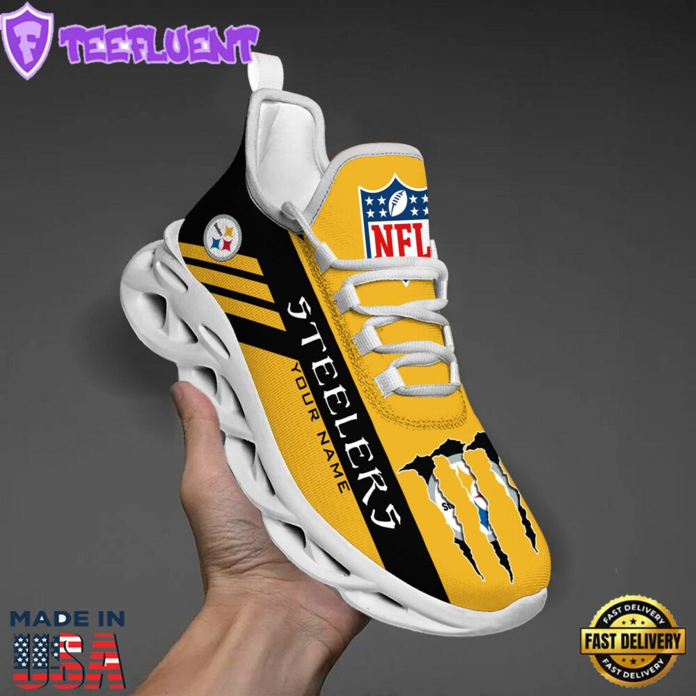 Pittsburgh Steelers NFL Clunky Max Soul Shoes Personalized 1