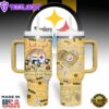 Pittsburgh Steelers NFL Custom Stanley Quencher 40oz Stainless Steel Tumbler With Handle