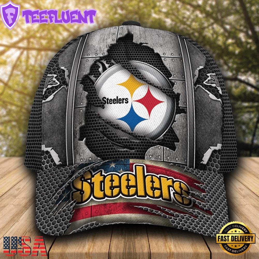 Pittsburgh Steelers NFL Football Team Logo Baseball Cap