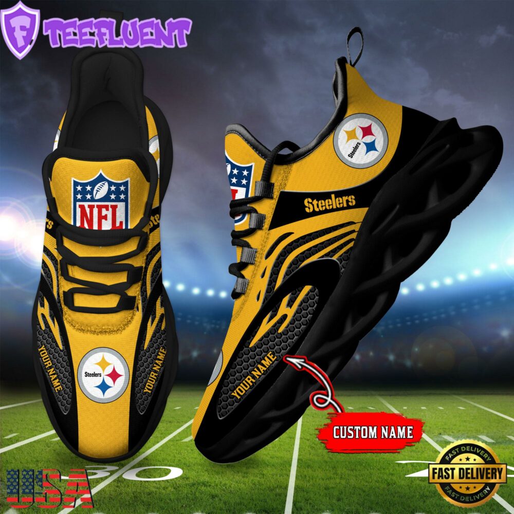 Pittsburgh Steelers NFL Limited New Design Max Soul Shoes