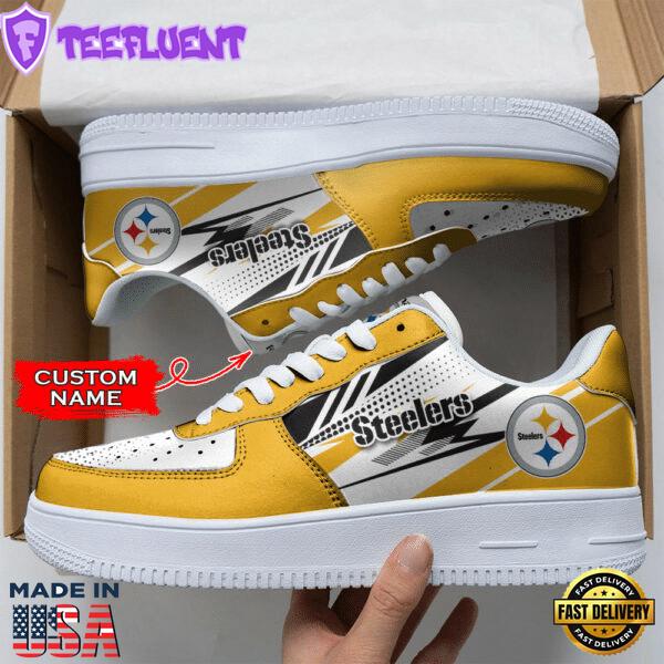 Pittsburgh Steelers NFL Personalized Air Force 1 Shoes