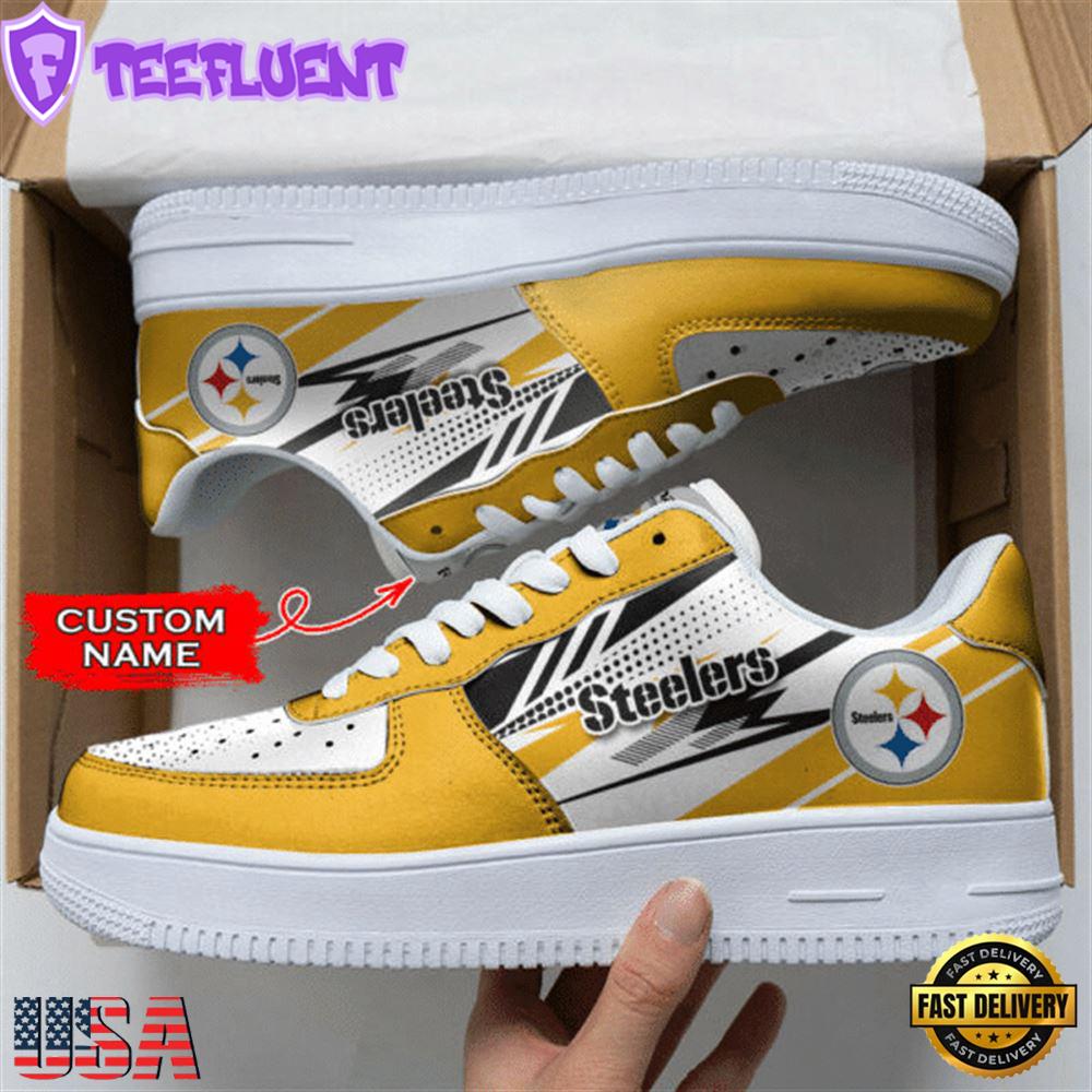 Pittsburgh Steelers NFL Personalized Air Force 1 Shoes