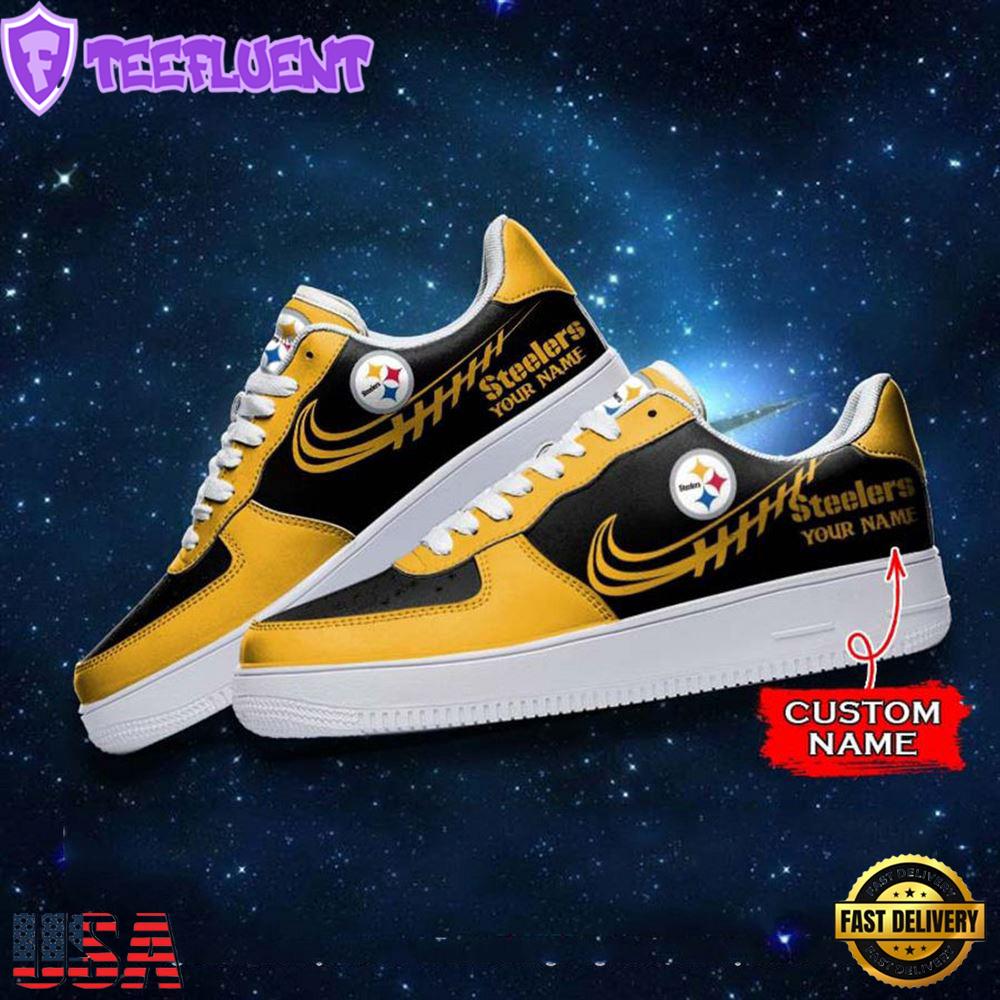 Pittsburgh Steelers NFL Personalized Air Force Sneaker