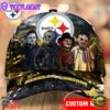 Pittsburgh Steelers NFL Personalized Trending Cap Mixed Horror Movie Characters