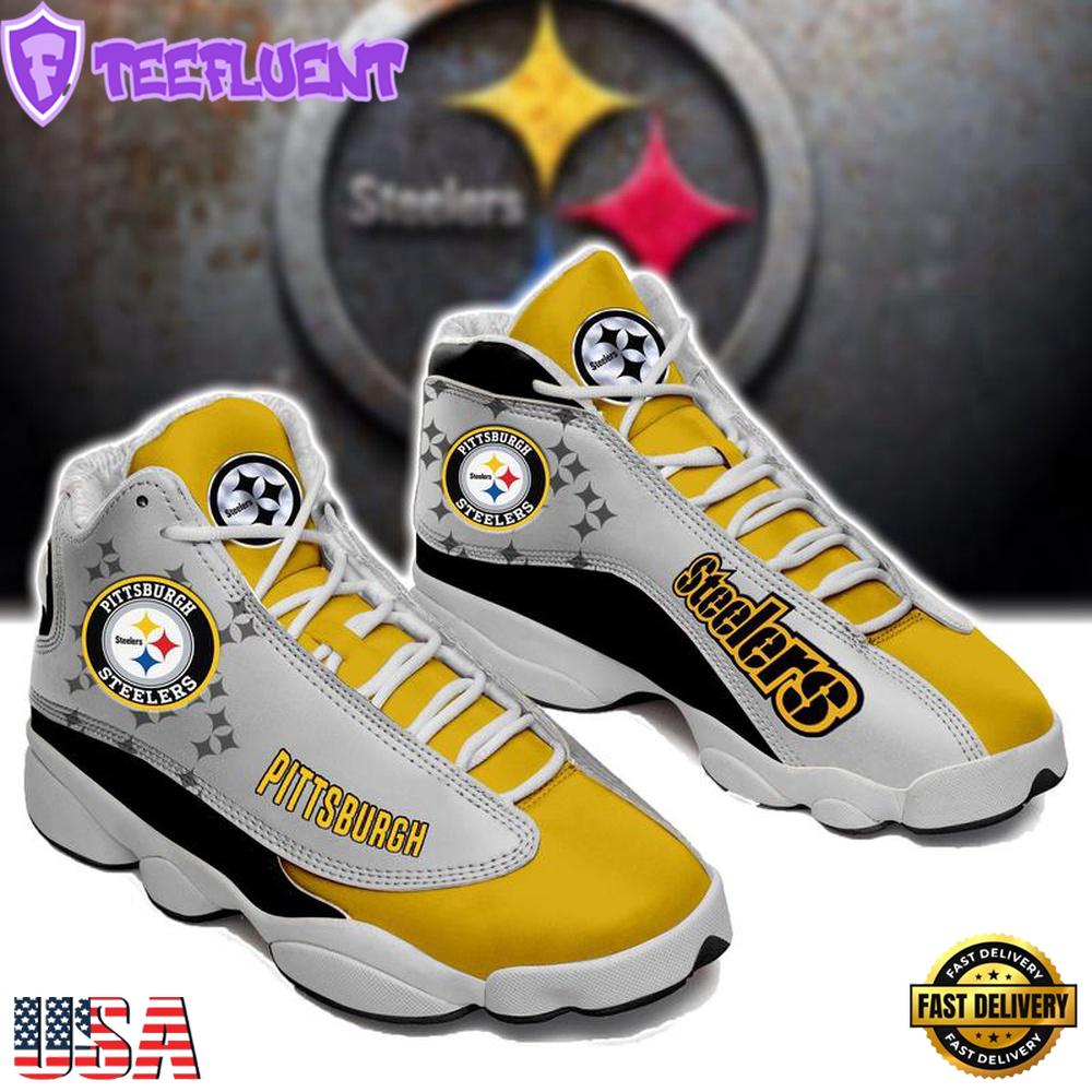 Pittsburgh Steelers NFL Ver 10 Air Jordan 13 Sneaker - Gift For Fans