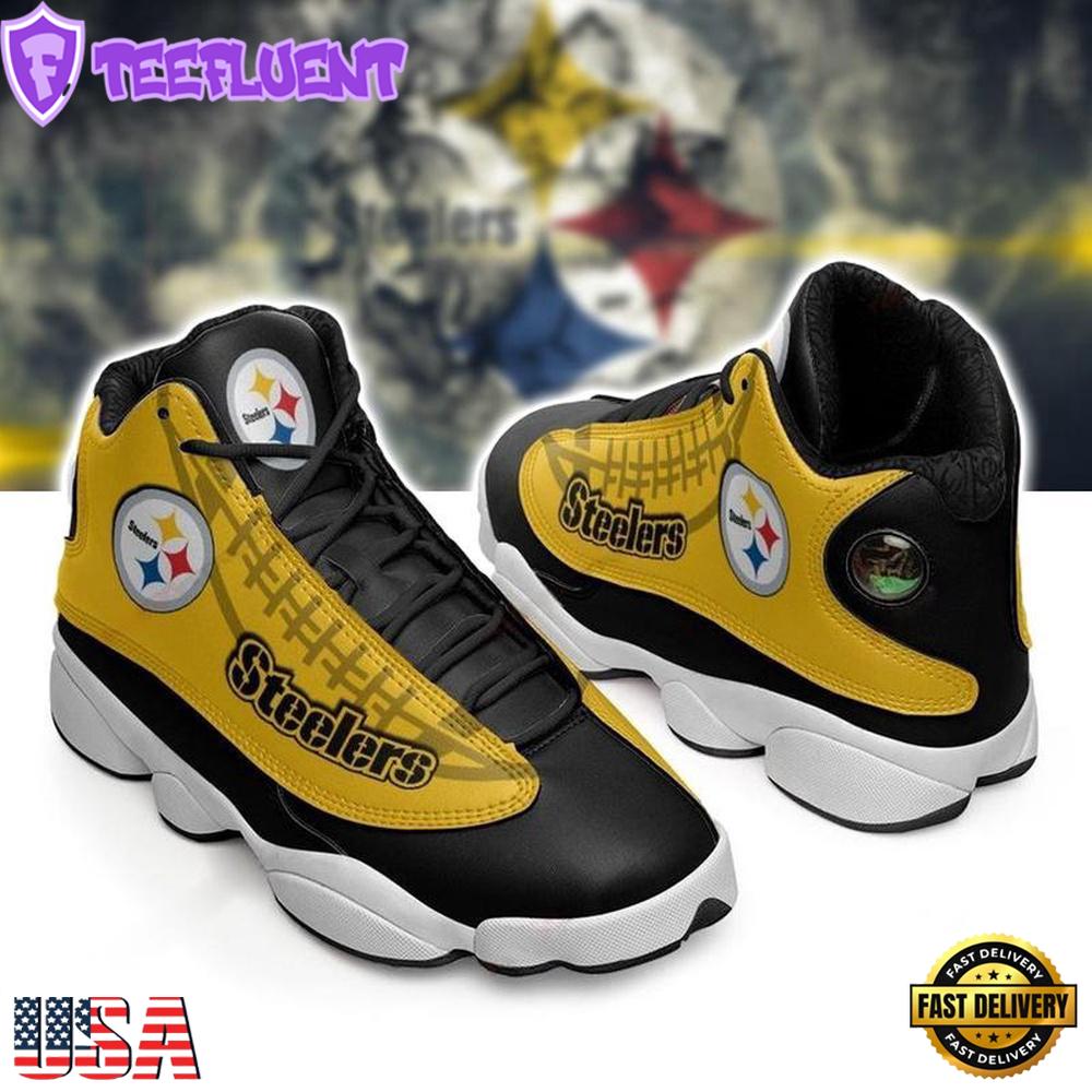 Pittsburgh Steelers NFL Ver 12 Air Jordan 13 Sneaker - Gift For Fans
