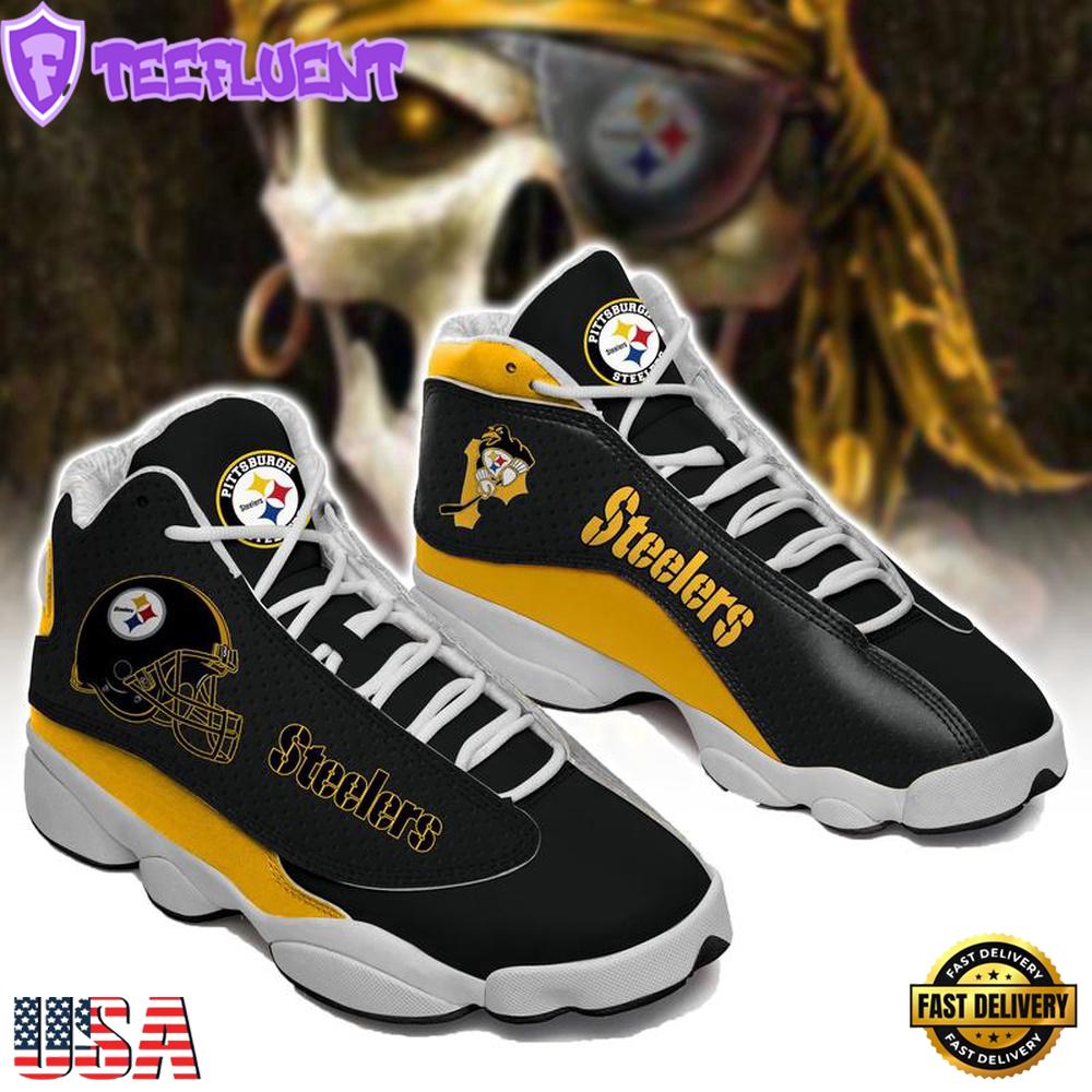 Pittsburgh Steelers NFL Ver 14 Air Jordan 13 Sneaker - Gift For Fans