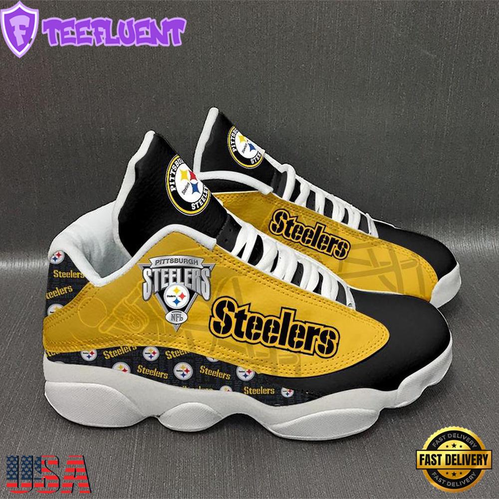 Pittsburgh Steelers NFL Ver 3 Air Jordan 13 Sneaker - Gift For Fans