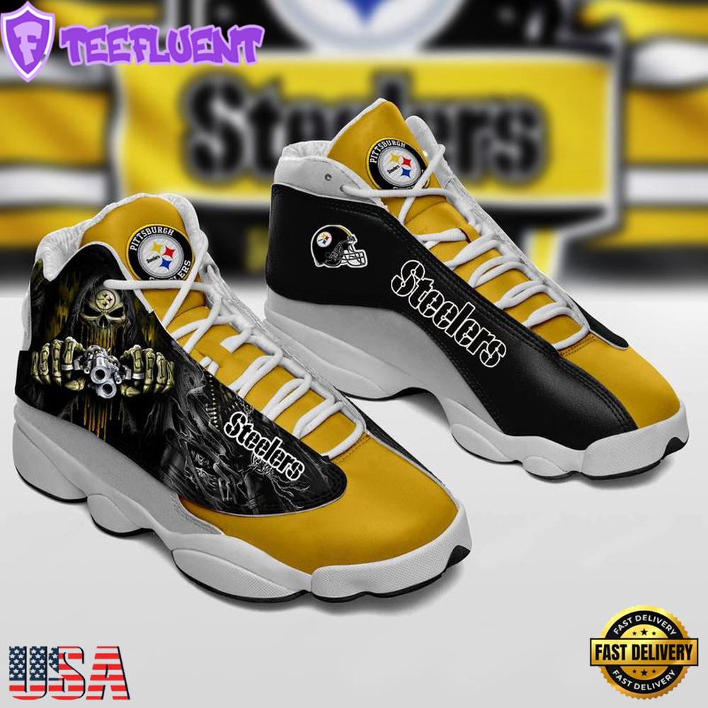 Pittsburgh Steelers NFL Ver 5 Air Jordan 13 Sneaker - Gift For Fans