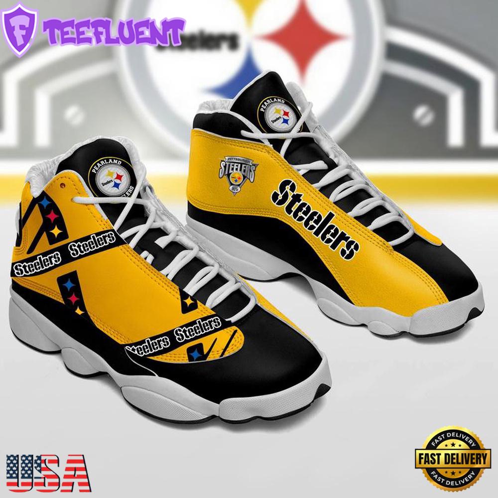 Pittsburgh Steelers NFL Ver 6 Air Jordan 13 Sneaker - Gift For Fans