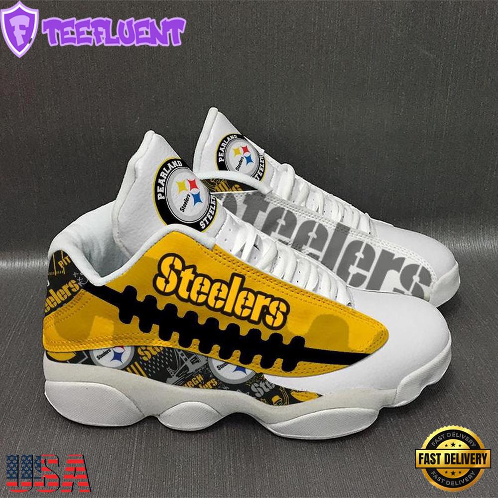 Pittsburgh Steelers NFL Ver 7 Air Jordan 13 Sneaker - Gift For Fans