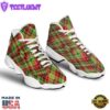 Plaid Merry Christmas Print Pattern Jd13 Shoes For Men Women