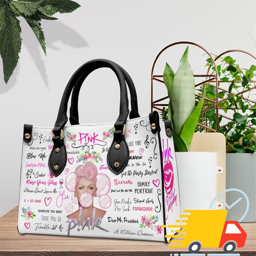 P!nk Singer Tour Leather HandBag