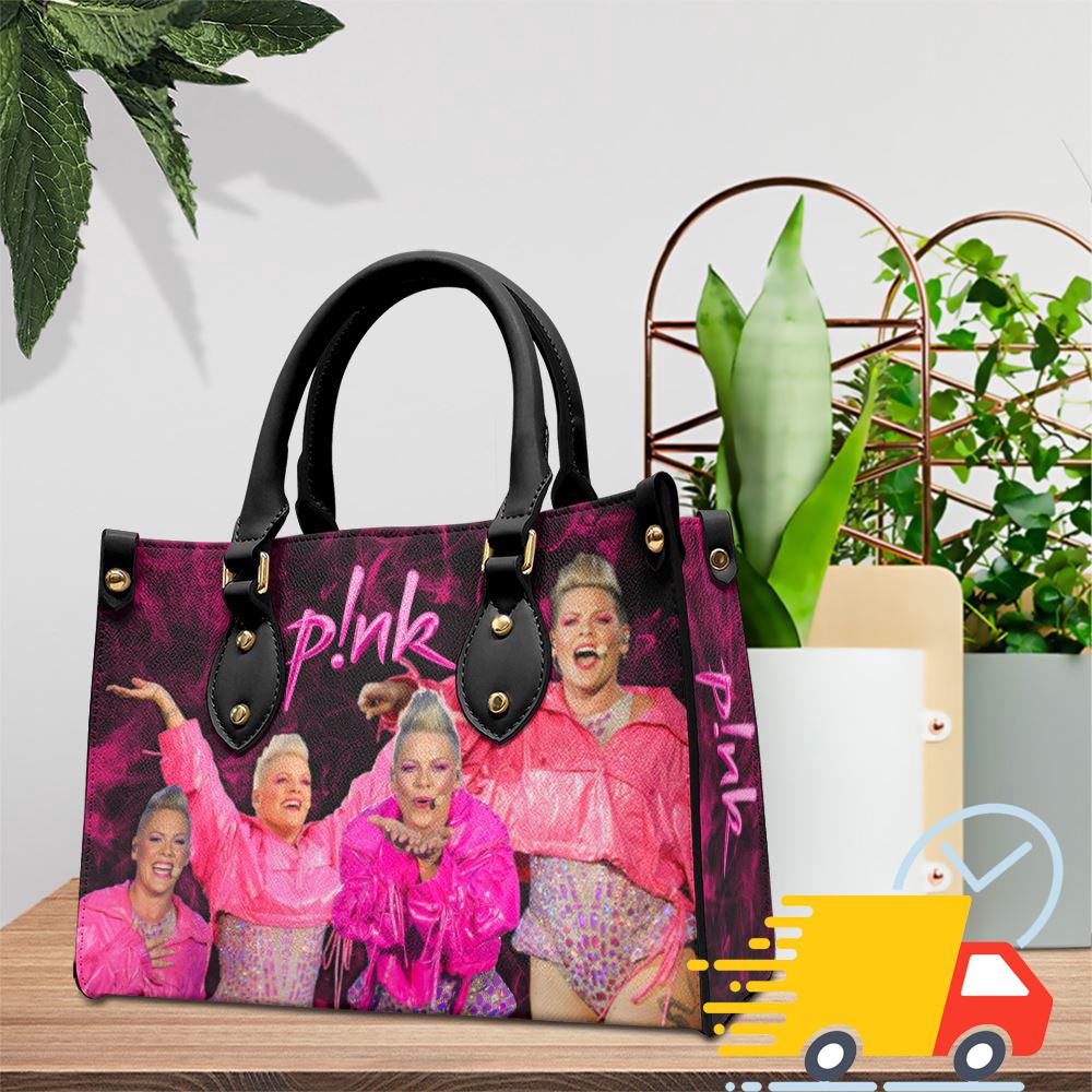 P!nk Summer 2025 Leather HandBag