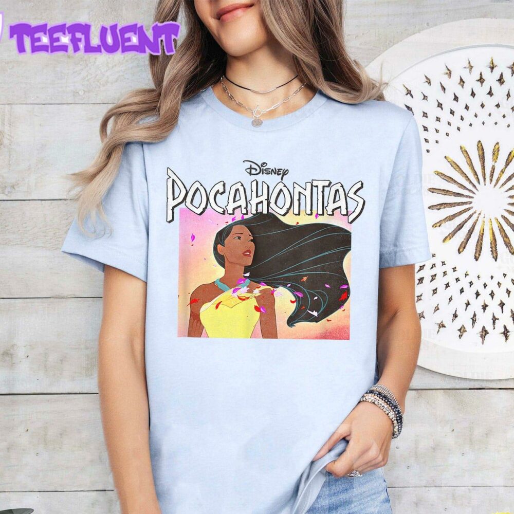 Pocahontas Disney Princess T-Shirt Colors of the Wind Pocahontas Tee Pocahontas Shirt for Women
