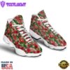 Poinsettia Christmas Vintage Print Pattern Jd13 Shoes For Men Women