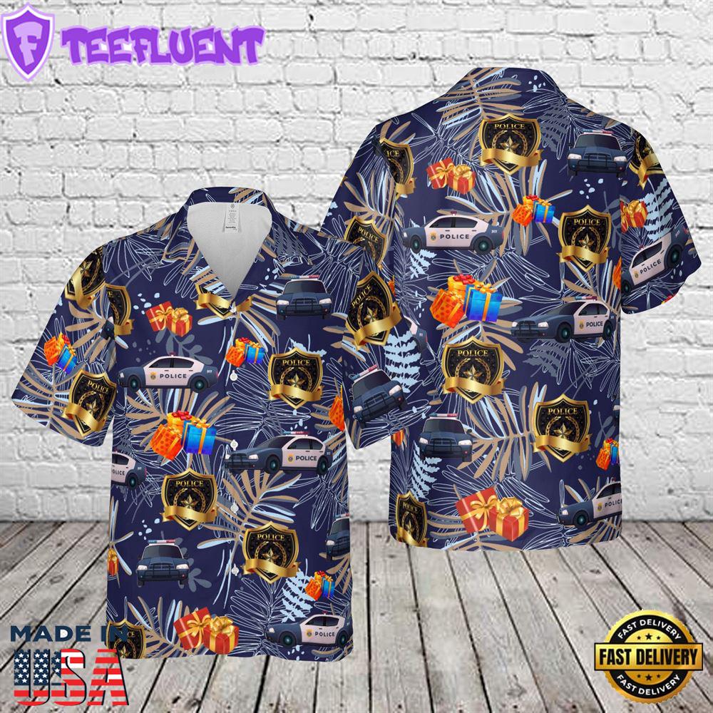 Police Christmas Hawaiian Shirt 1