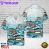Pontoon Santa Christmas Hawaiian Shirt