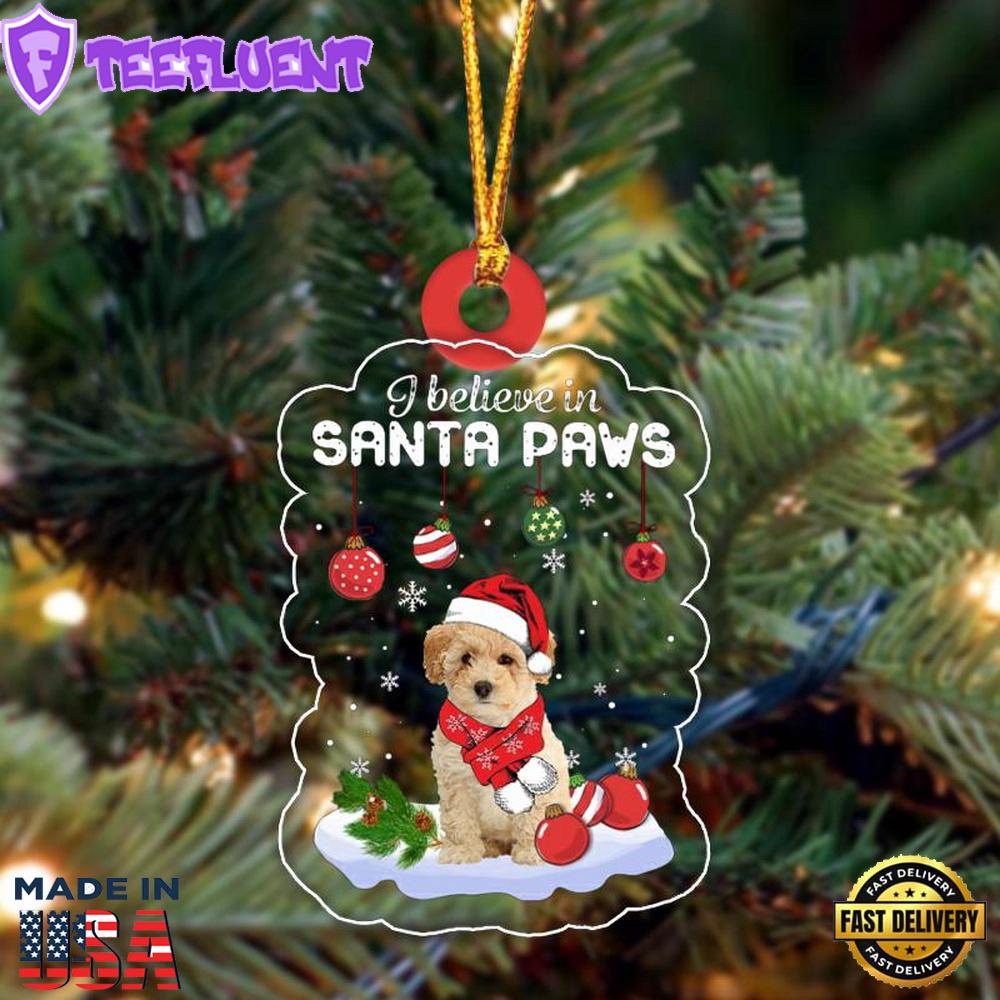 Poochon Christmas Ornament, Gift For Christmas