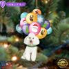 Poodle 2 With Balloons Christmas Ornament, Gift For Christmas