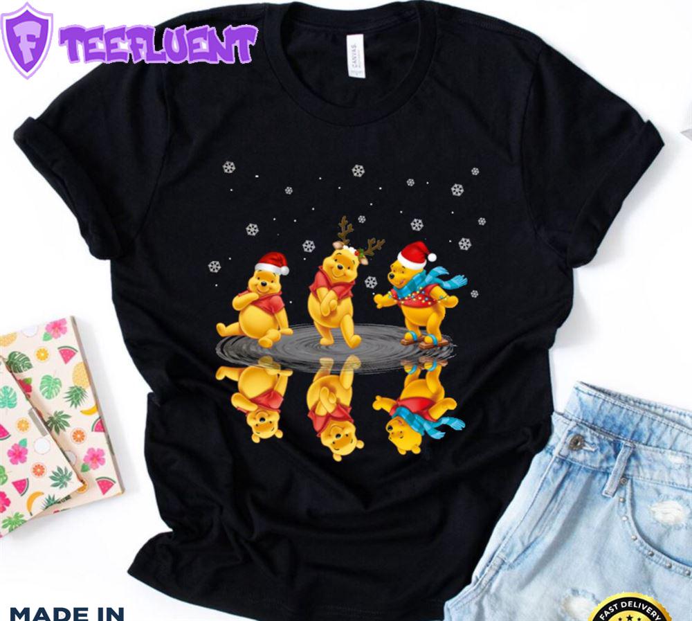 Pooh Christmas Shirt, Cute Christmas Disney Vacation Shir