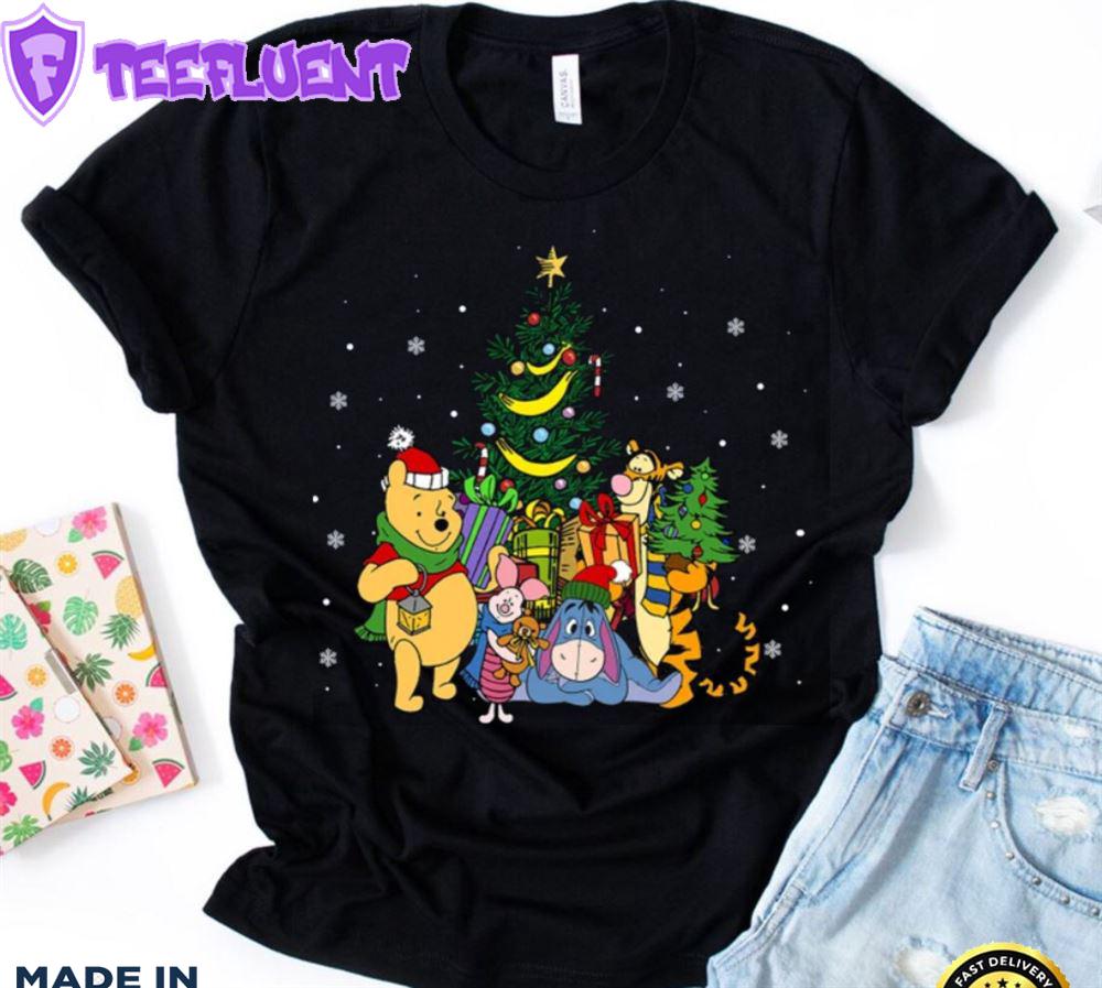 Pooh Christmas Shirt, Cute Christmas Disney Vacation Shirt