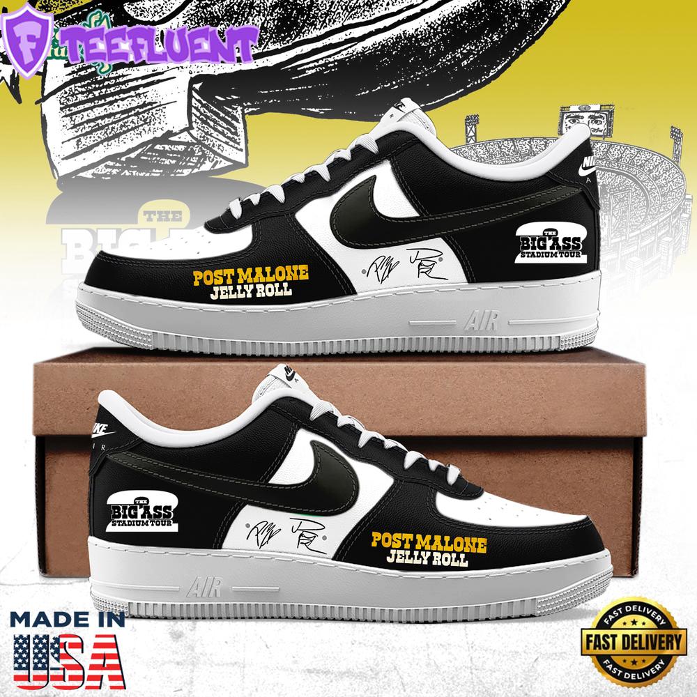 Post Malone THE BIG ASS STADIUM TOUR 2026 Limited Edition AF1 Sneakers