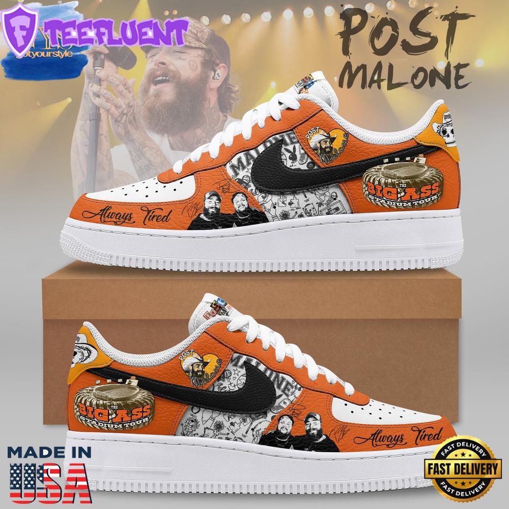 Post Malone x Jelly Roll Always Tired Limited Edition Air Force 1