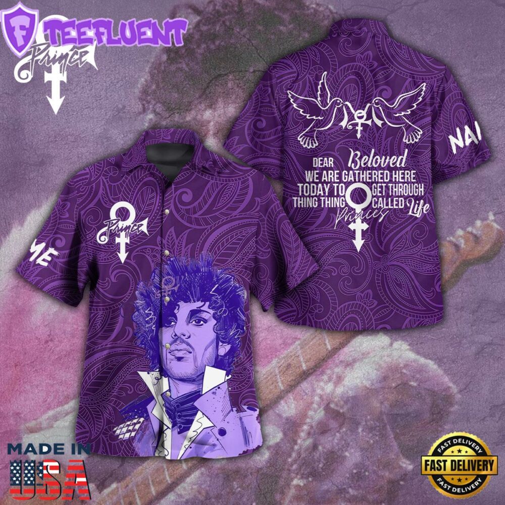 Prince 3D Hawaiian Shirt Gift Fans