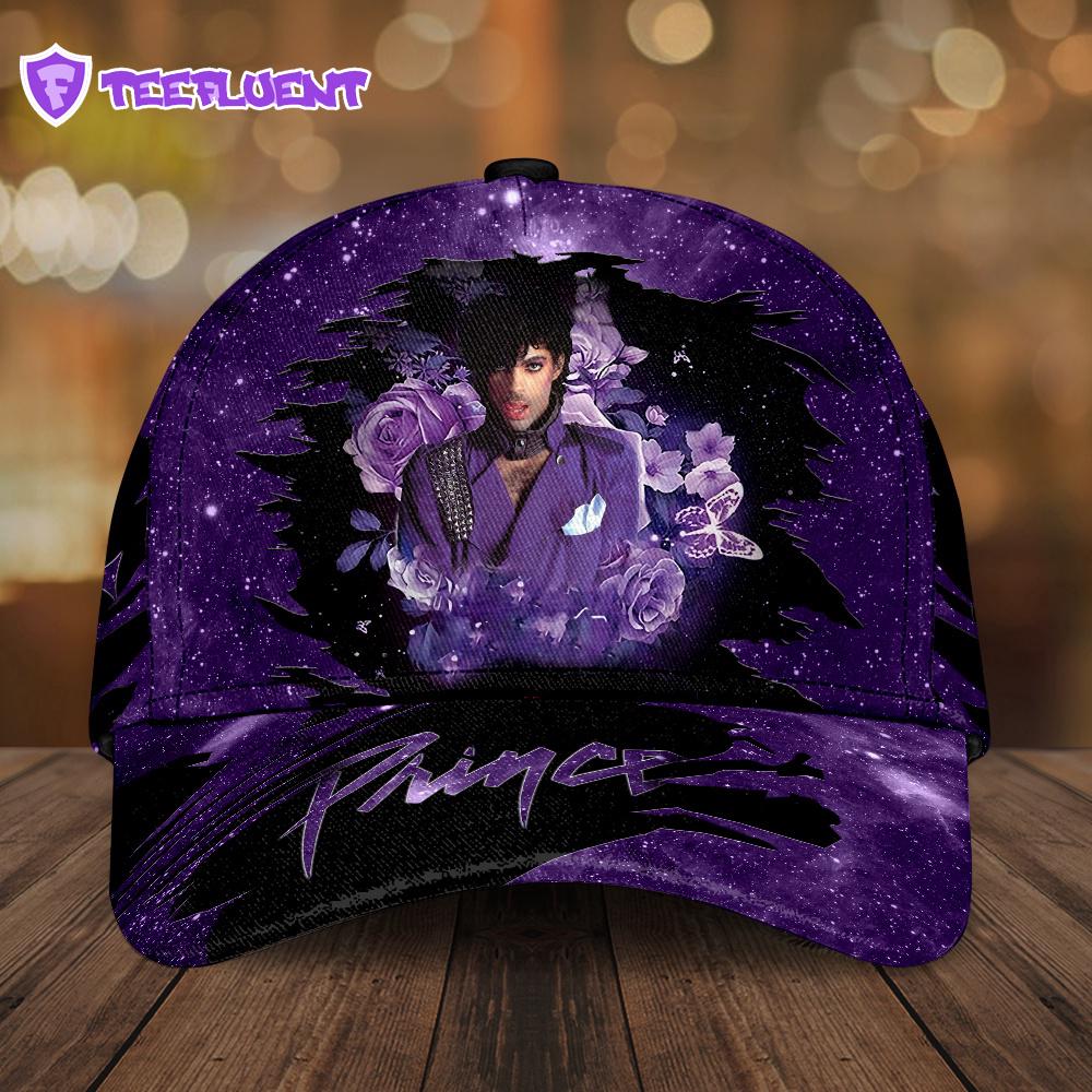 Prince Music Flowers All Over Print Classic Caps