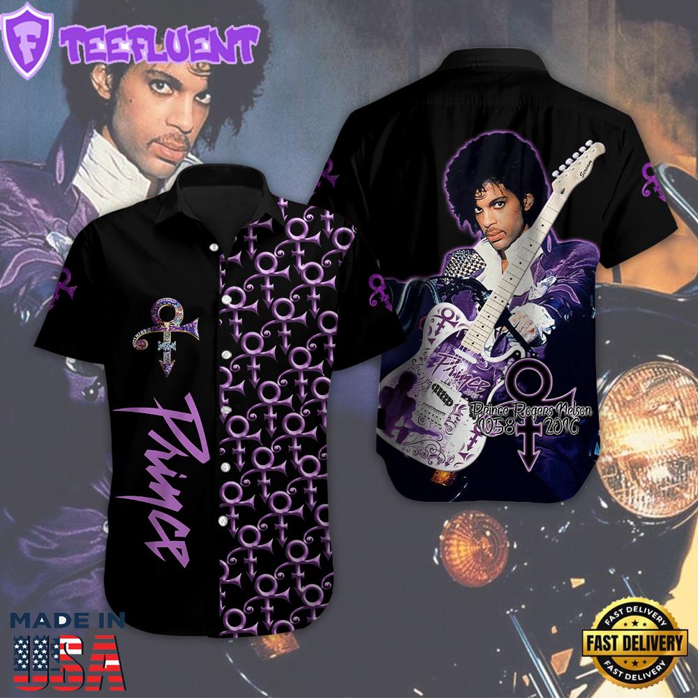 Prince Short Sleeve Dress Shirt For Fans