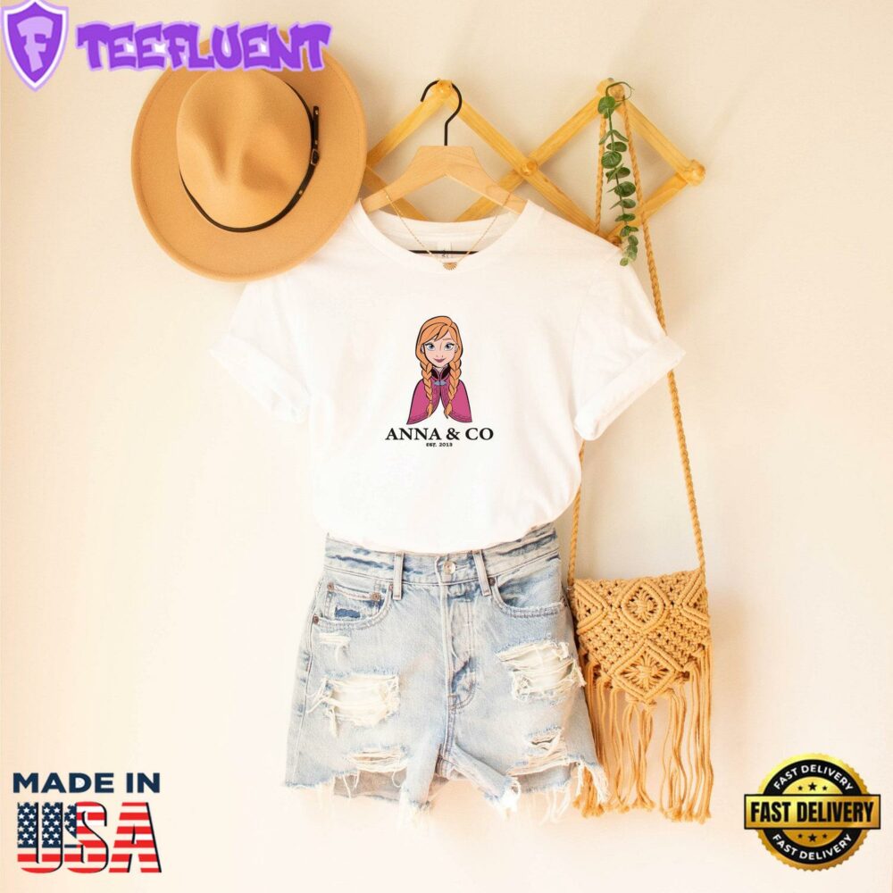 Princess Anna Frozen Shirt Disneyland T-Shirt Elsa's Friend Anna Girls Disney Frozen Sisters Tee