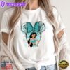 Princess Jasmine Watercolor T-Shirt Disney Princess Character Tee Girl's Minnie Ears Shirt