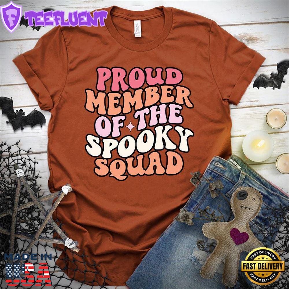 Proud Member Of The Spooky Squad Colored Edition T-Shirt