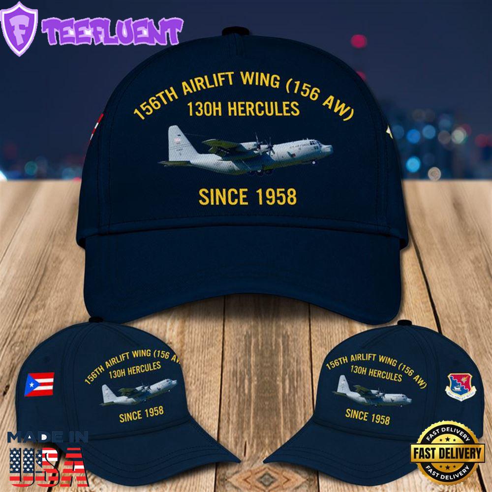 Puerto Rico Air National Guard 156th Airlift Wing (156 AW) 130H Hercules Baseball Cap