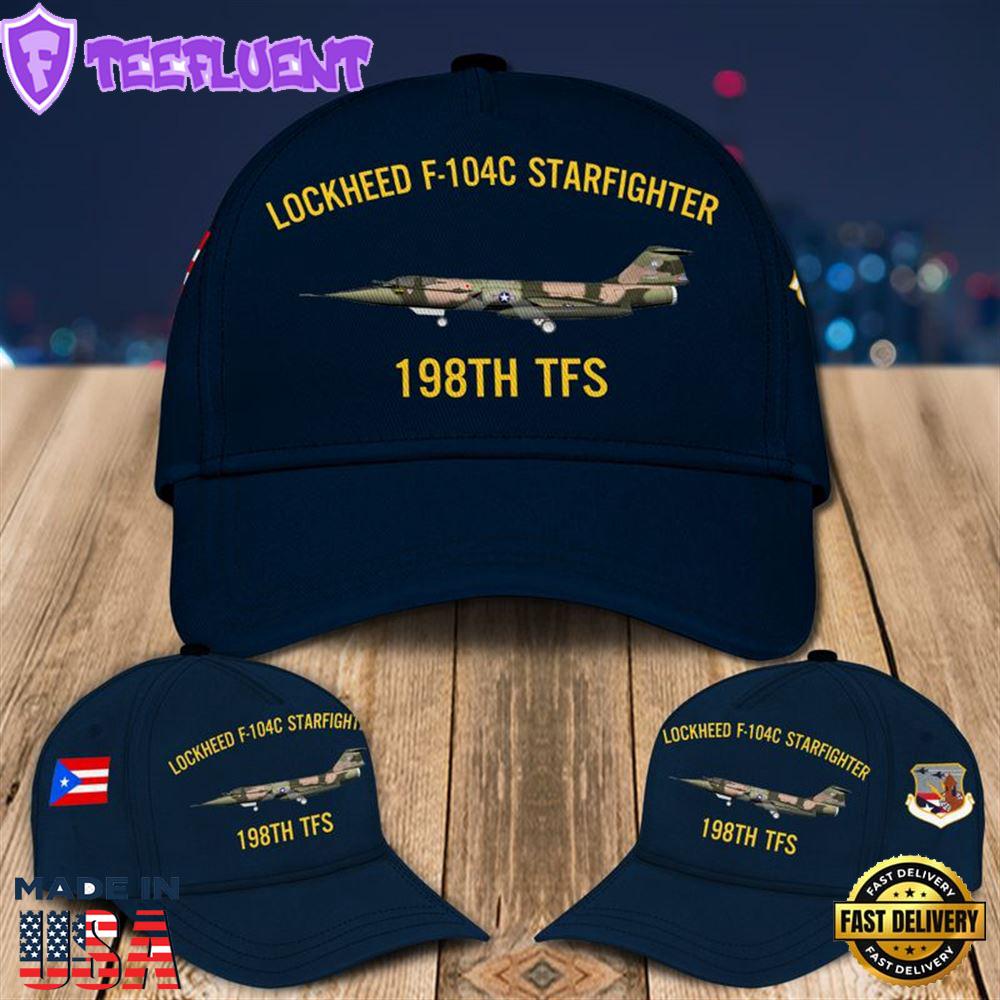 Puerto Rico Air National Guard Lockheed F-104C Starfighter 198th TFS Baseball Cap