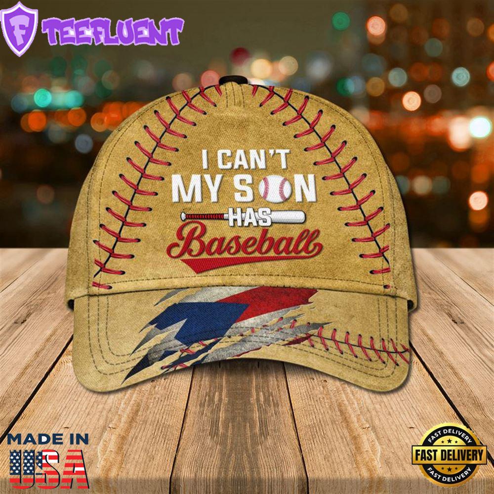 Puerto Rico Baseball I Can't Baseball Cap