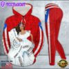 Puerto Rico Girl All Over Print Leggings Hoodie Set Outfit For Women Gift Xmas