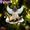 Pug On The Hands Of Jesus Ornament, Gift For Christmas