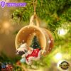 Pug Sleeping In A Cup Christmas Ornament, Gift For Christmas