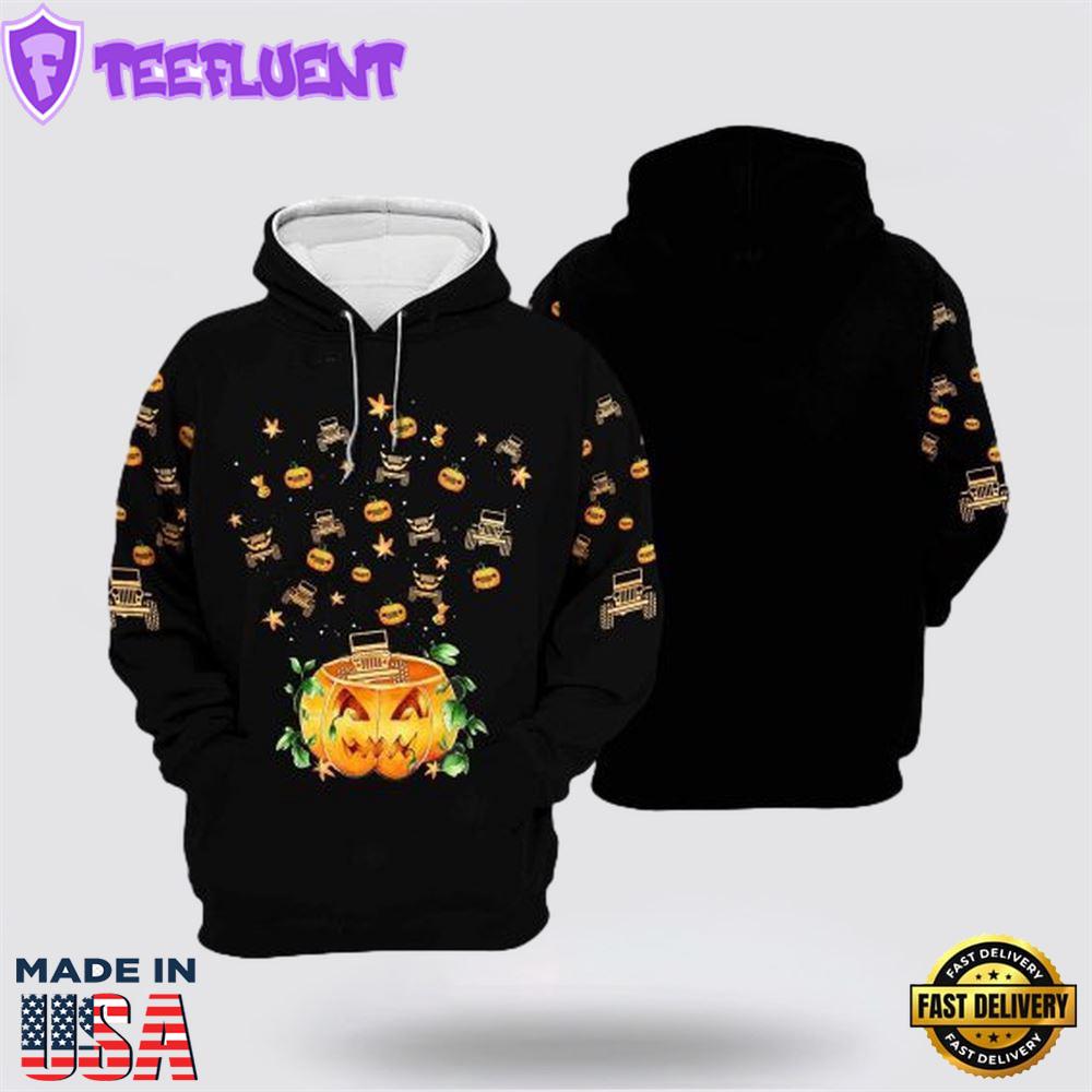 Pumpkin Halloween Christmas All Over Print 3D Hoodie