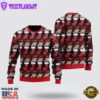 Puppy Dog With Red Xmas Socks Pattern Ugly Christmas Sweater For Men And Women