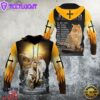 Pussy Cat Cross And Jesus Is My Savior God 3D Hoodie