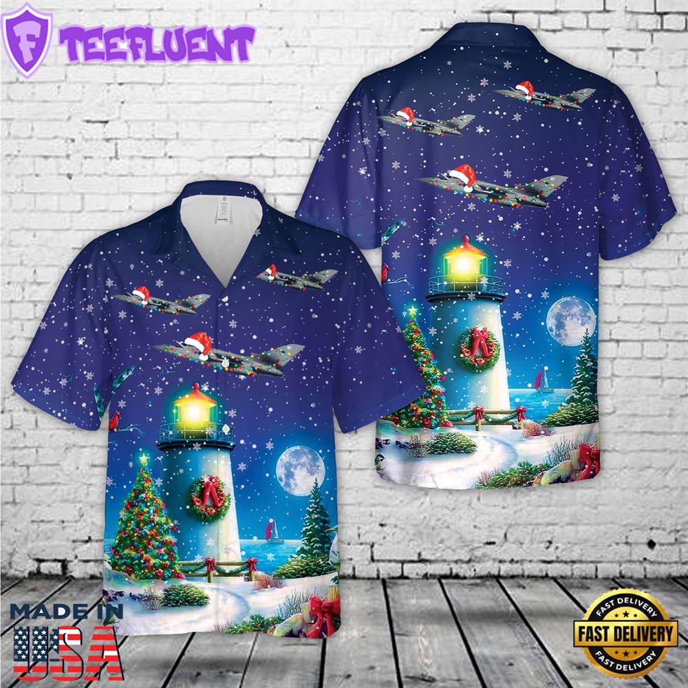 RAF Panavia Tornado F3 Christmas Hawaiian Shirt
