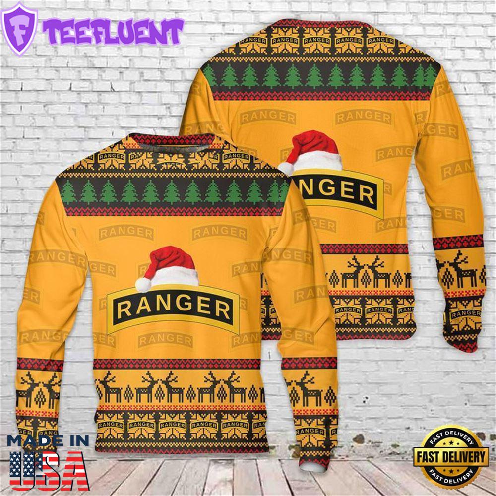 Ranger Tab Ugly Christmas Sweater For Men And Women