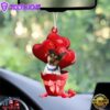Rat Terrier Red Heart Balloon Ornament, Gift For Christmas
