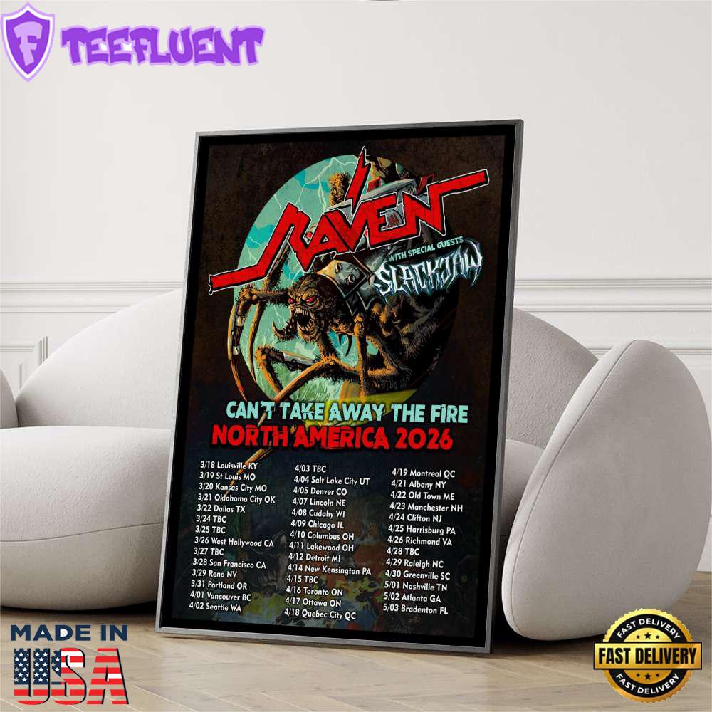 Raven Lunatics North America Tour 2026 Poster